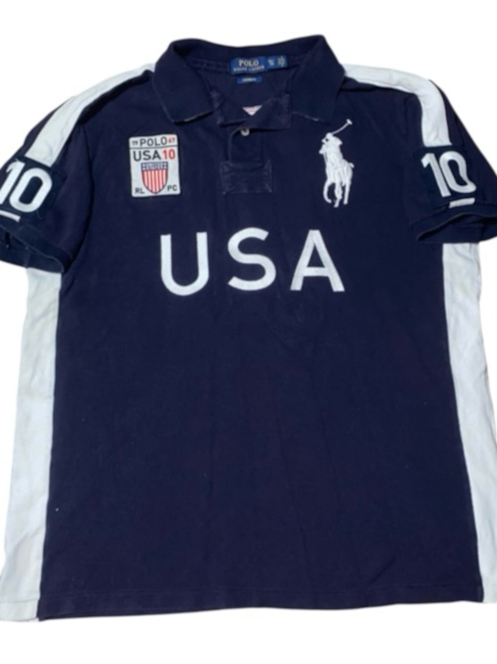 Polo Ralph Lauren Shirt Mens XL Big Pony USA Olympic Team 2010 American (#B1)